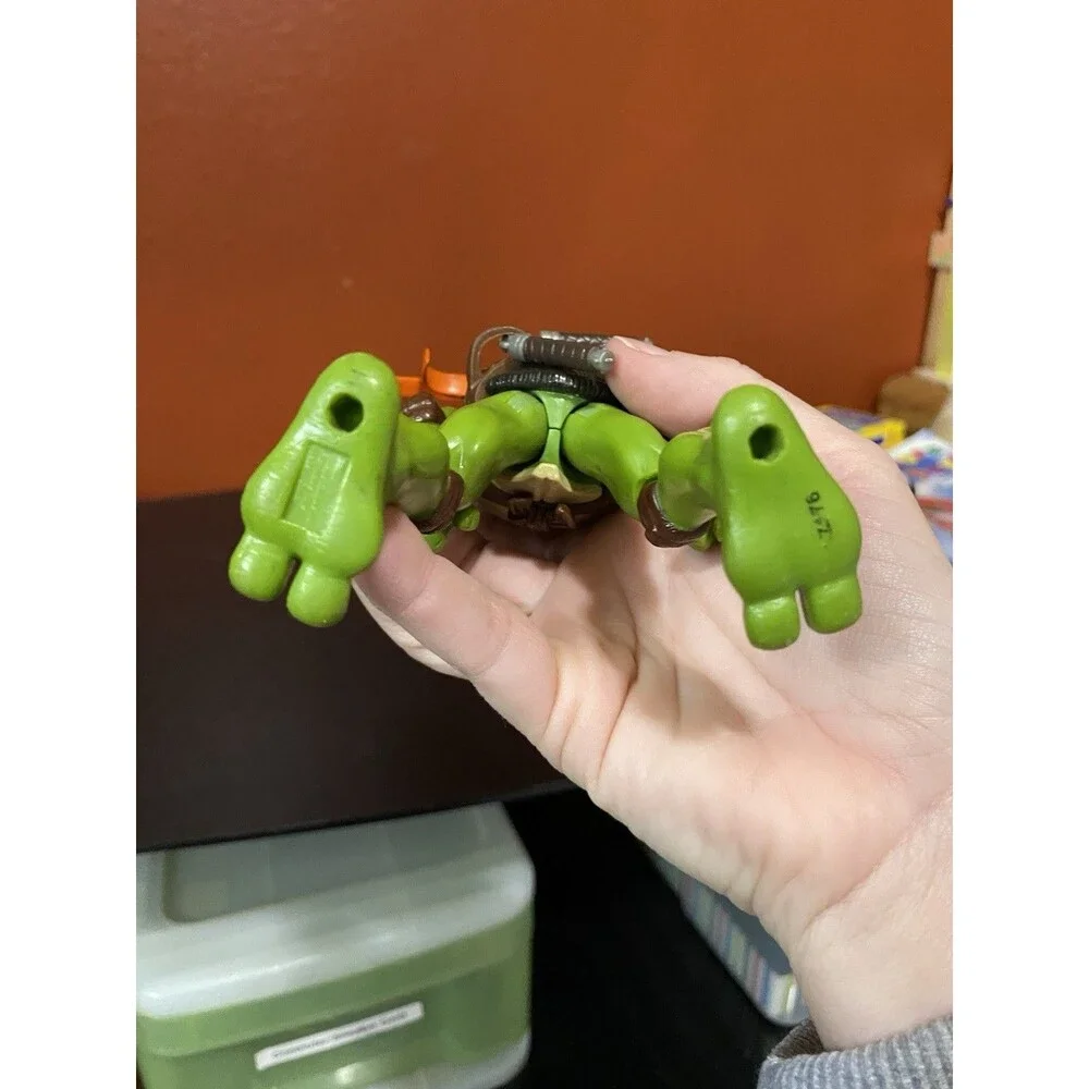 Vintage 2006 TMNT Michelangelo Action Figure Playmates Toys 5